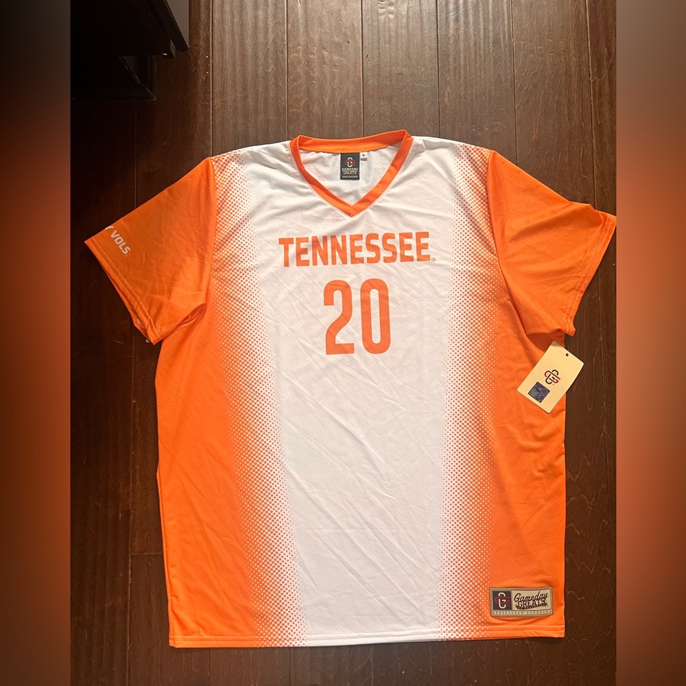 Orange and White Jersey